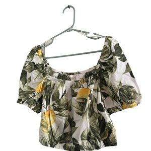 Lemon blouse H&M